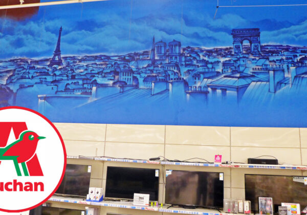 Graff au Auchan de Taverny