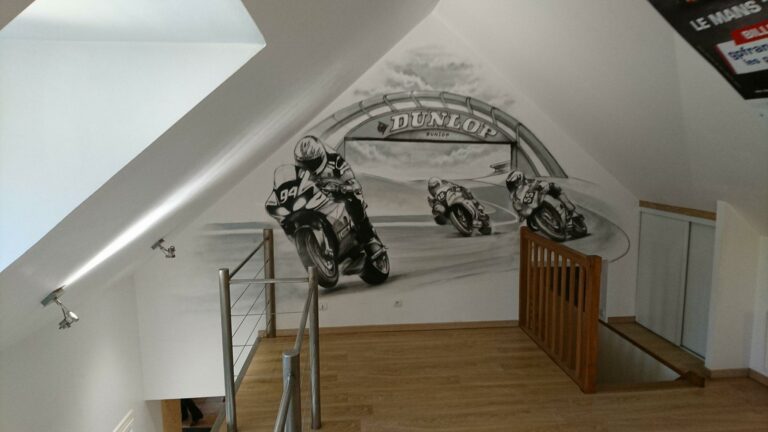 Motos à Le Mans en décoration d'intérieur