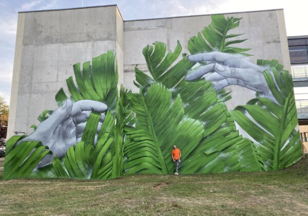 Eure-et-Loire Mur déco de 11 mètres pour l'écologie