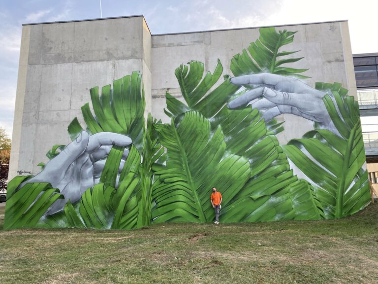 Eure-et-Loire Mur déco de 11 mètres pour l'écologie