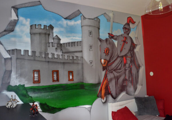 Décoration médiéval pour chambre d'enfant