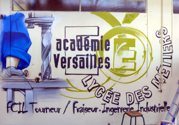 Déco du lycée Monod à Enghien