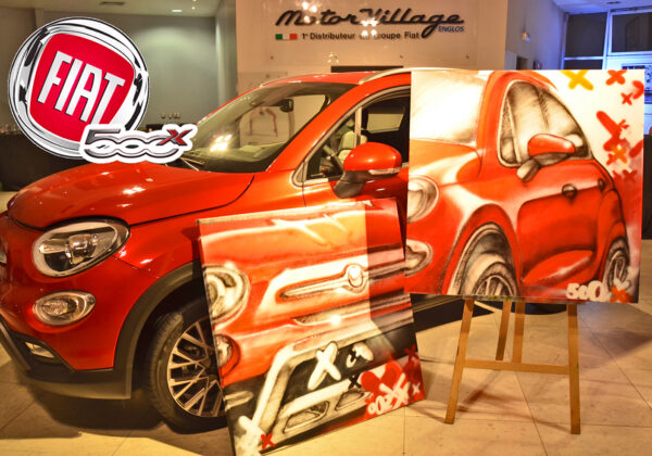 Lille | Live painting toiles Fiat