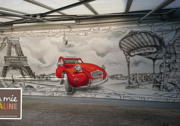 Décoration de la salle de pause d'une boulangerie industrielle à Challans