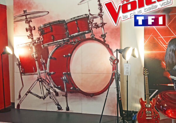 Déco tag du backstage de The Voice
